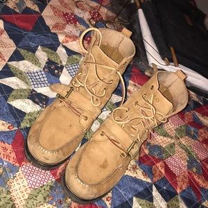 Men’s lace up polo boots